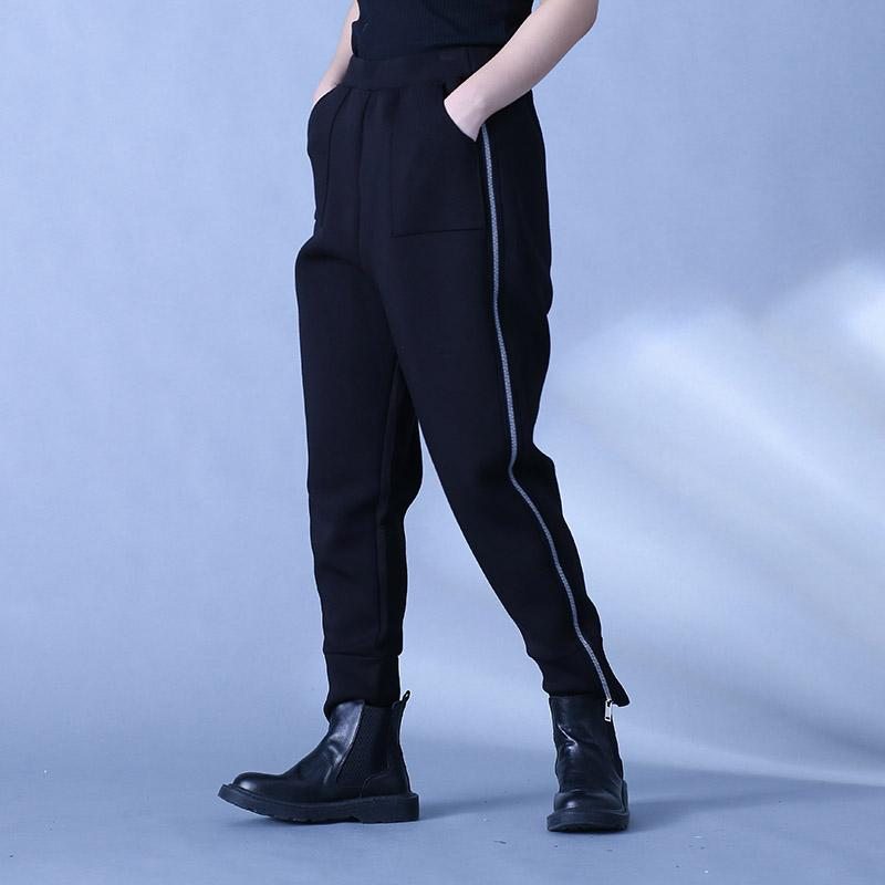 Pantalon De Conception Personnalisé À Glissière Latérale Pour Femmes