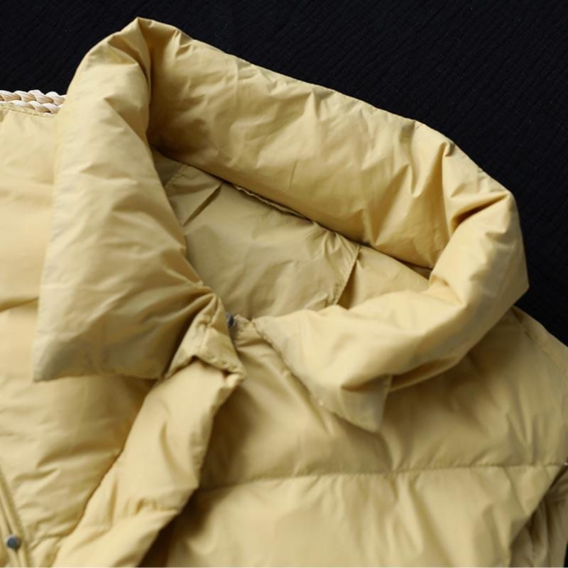 Rétro Femmes Automne Hiver Duvet De Canard Gilet