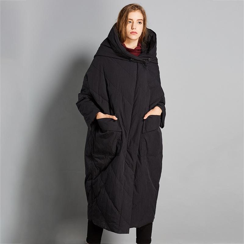 Manteau D'hiver En Duvet À Capuche Avec Poches