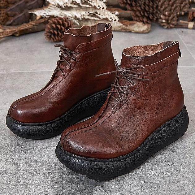 Bottes Confortables À Fond Épais D'automne