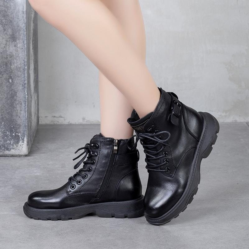 Bottines En Cuir