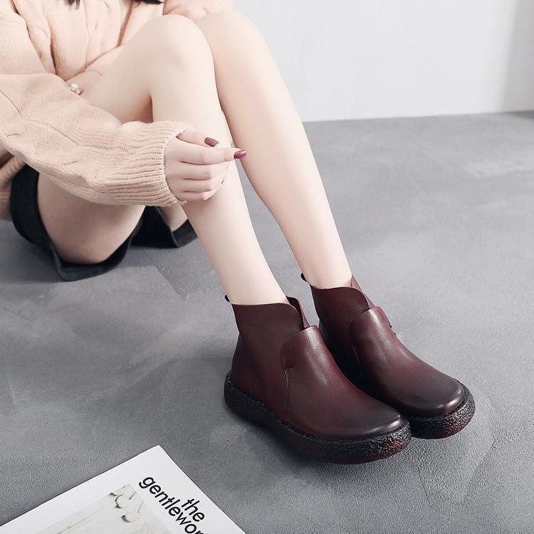 Bottines Rétro Pour Femmes