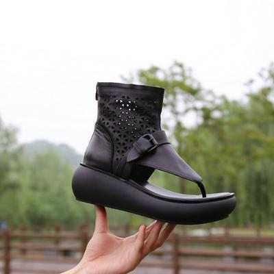 Sandales D'été En Cuir Pour Femmes