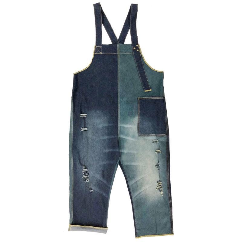 Denim Autumn Retro Matching Jumpsuit