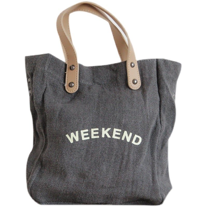 Fashion Simple Letters Casual Sac À Main En Toile