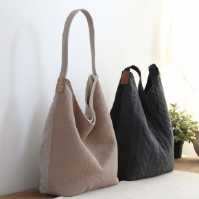 Sac À Bandoulière Décontracté En Toile Simple