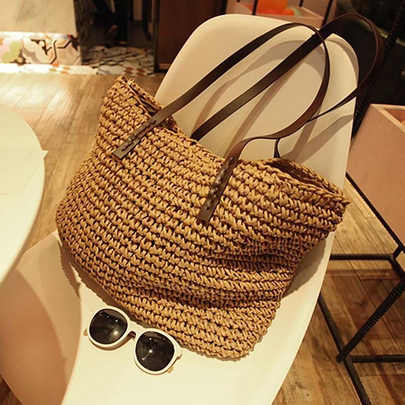 Sac À Bandoulière En Paille De Mer D'été Pour Homme