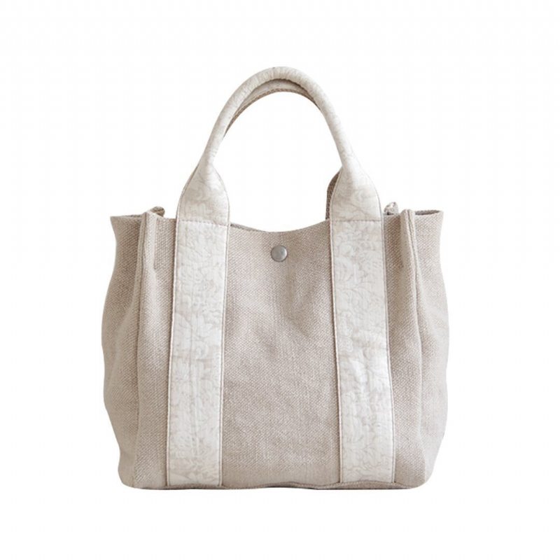 Sac À Bandoulière Simple Et Portable En Toile Pour Femme