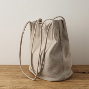 Sac À Bandoulière Simple En Toile Pour Femme