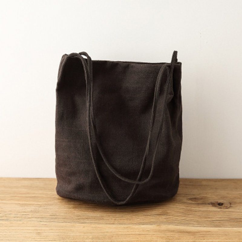 Sac À Bandoulière Simple En Toile Pour Femme