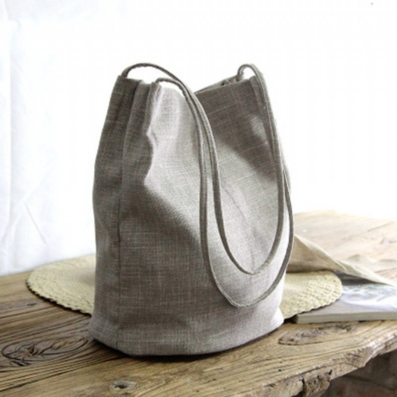 Sac À Bandoulière Simple En Toile Pour Femme