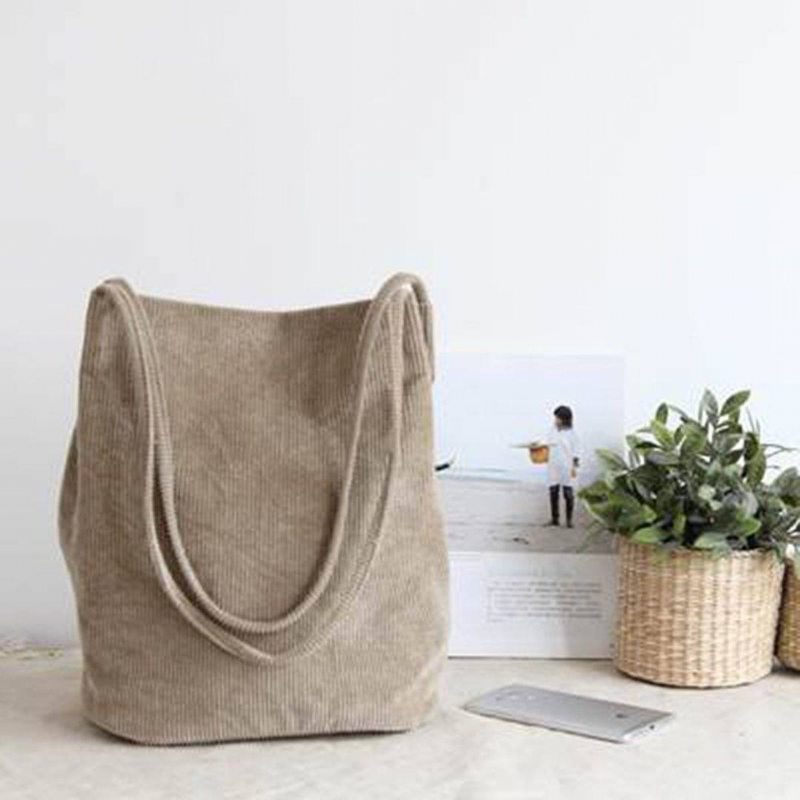 Sac À Bandoulière Simple En Toile Pour Femme