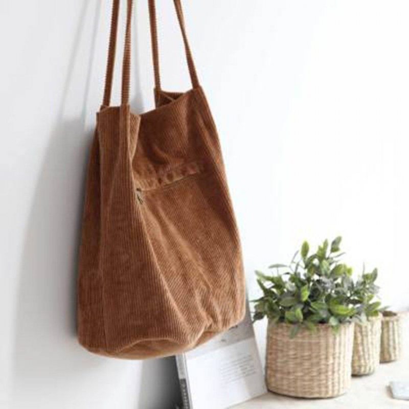 Sac À Bandoulière Simple En Toile Pour Femme