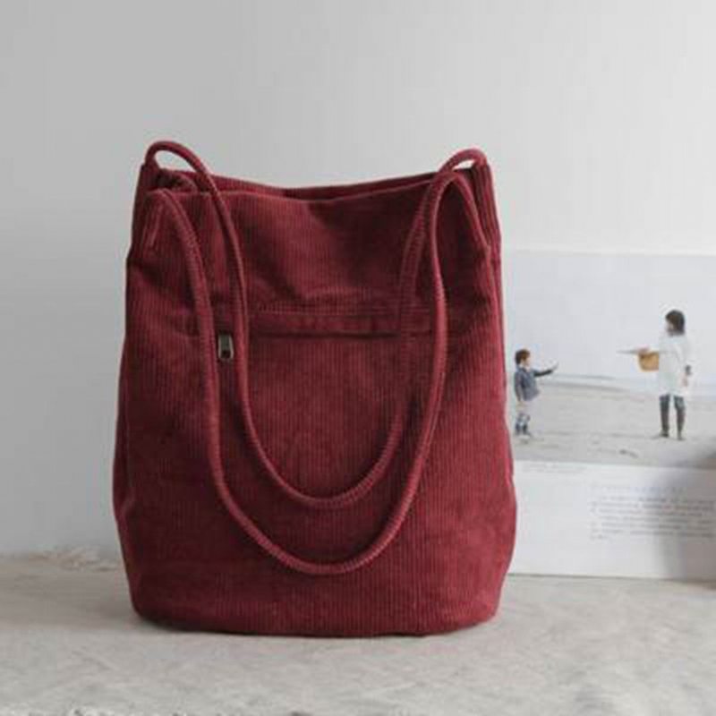 Sac À Bandoulière Simple En Toile Pour Femme