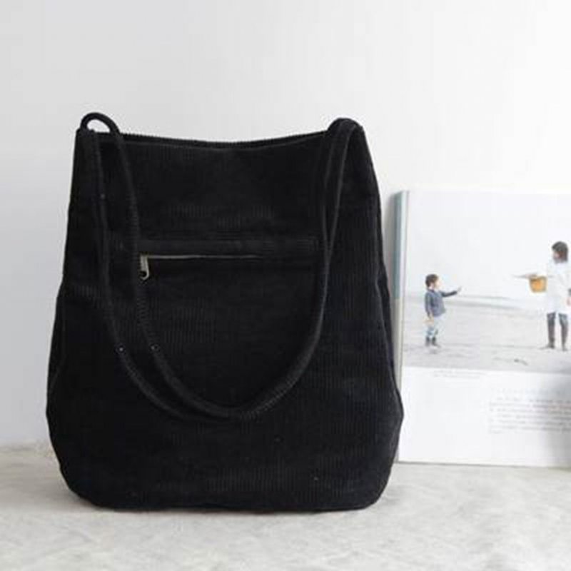 Sac À Bandoulière Simple En Toile Pour Femme