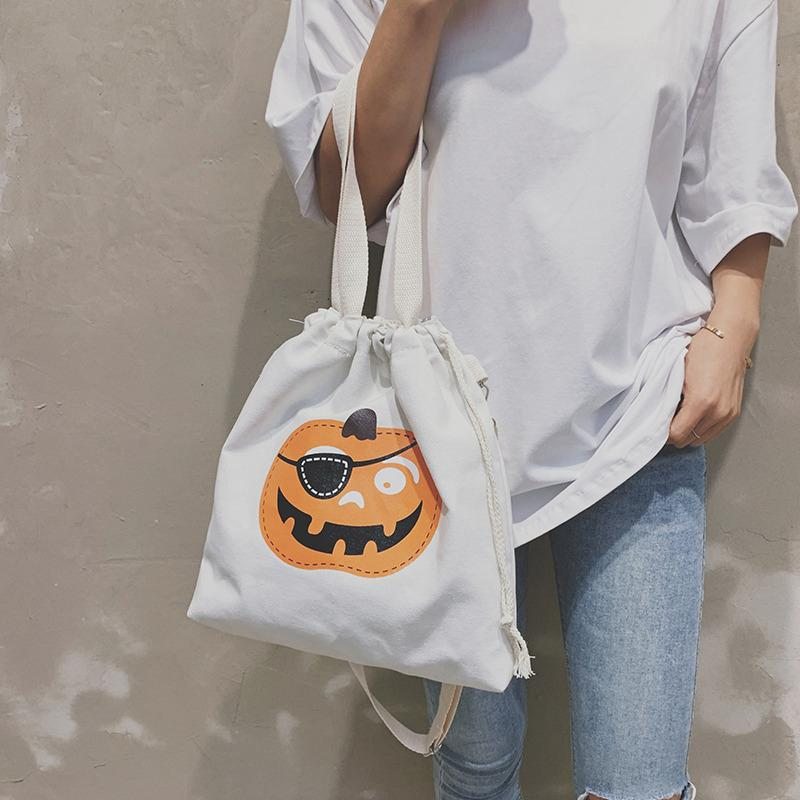 Sac Décontracté Bonbon En Toile D'halloween