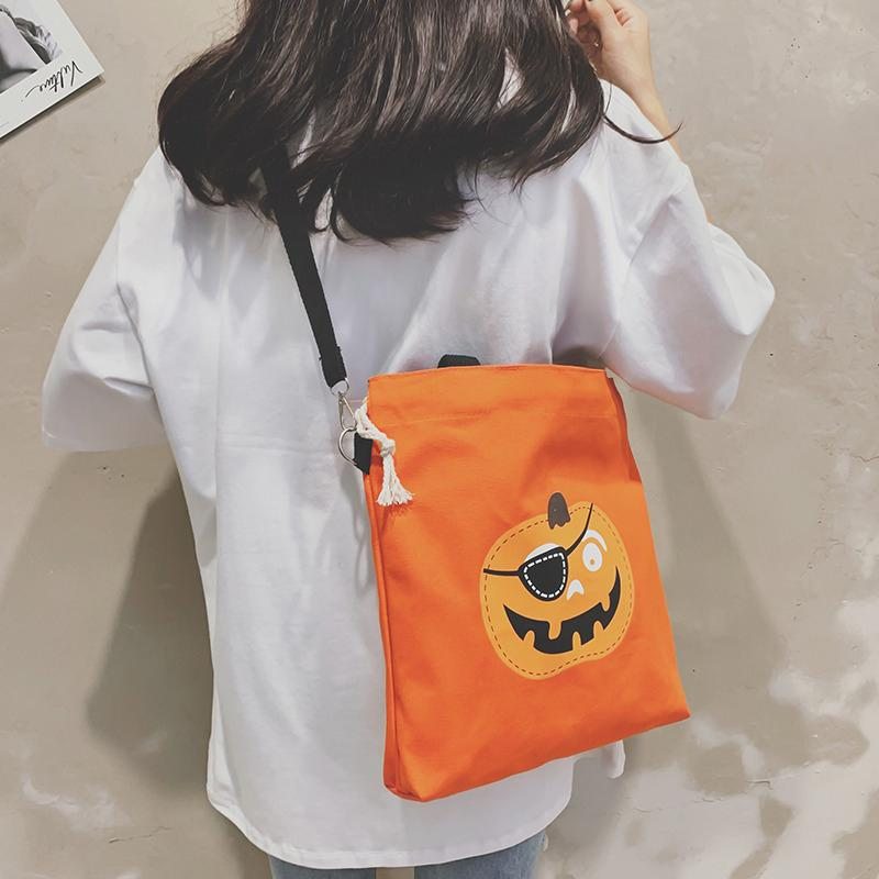 Sac Décontracté Bonbon En Toile D'halloween