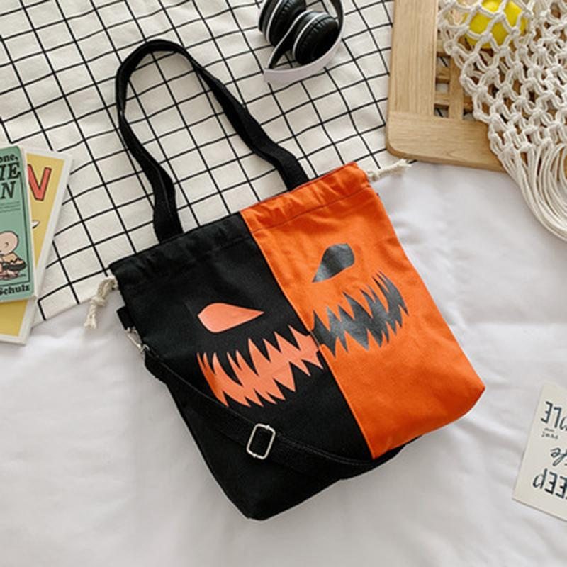 Sac Décontracté Bonbon En Toile D'halloween