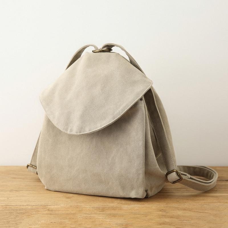 Sac À Dos Décontracté En Toile Pour Femme