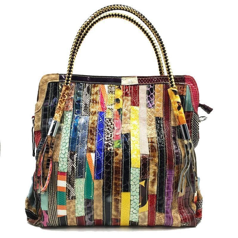 Sac À Main Coloré De Style Occidental Pour Femmes