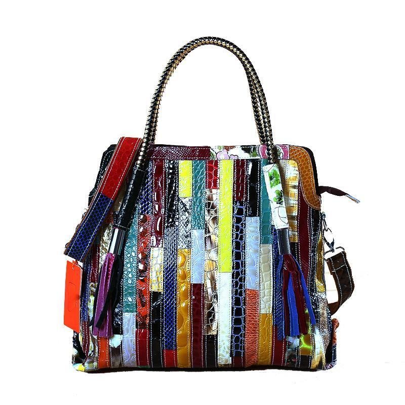 Sac À Main Coloré De Style Occidental Pour Femmes