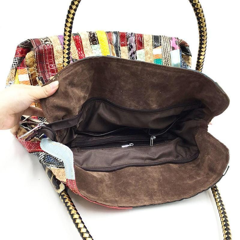 Sac À Main Coloré De Style Occidental Pour Femmes