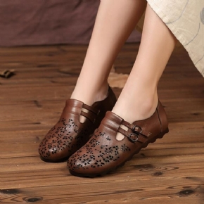 Spring Flat Retro Boucle Sandales Casual 34-40